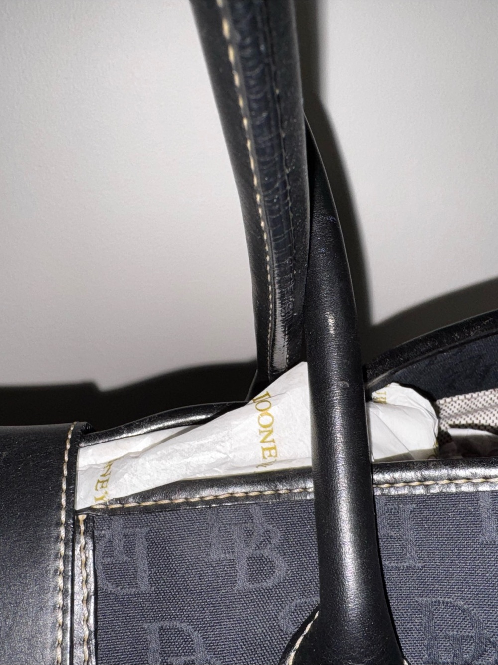 Vintage Dooney & Bourke double handle tote - Picture 9 of 13